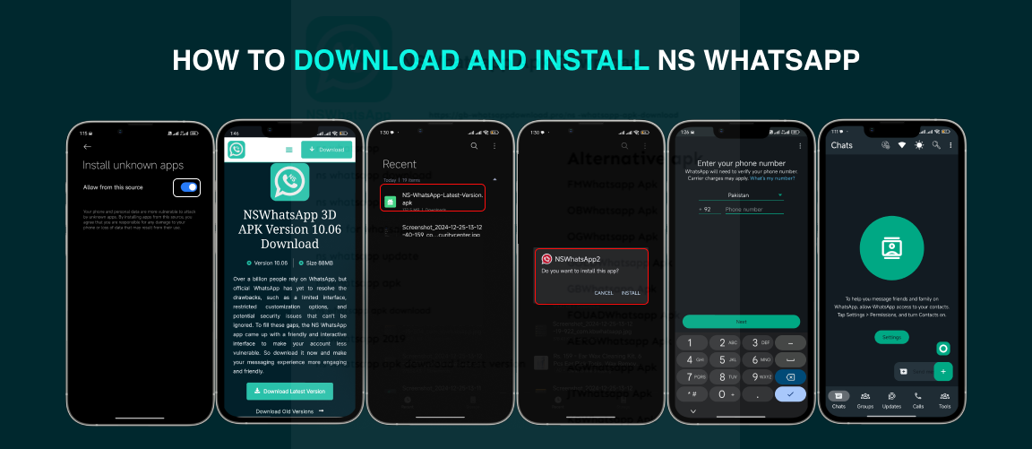 How to download NS whatsapp - step by step guide