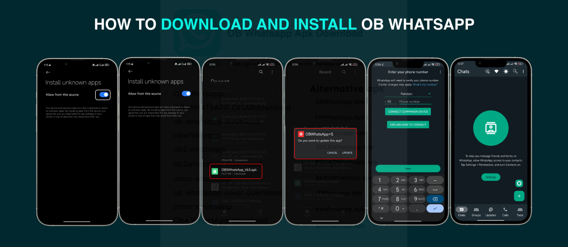 How to download and install OB whatsapp - step by step guide