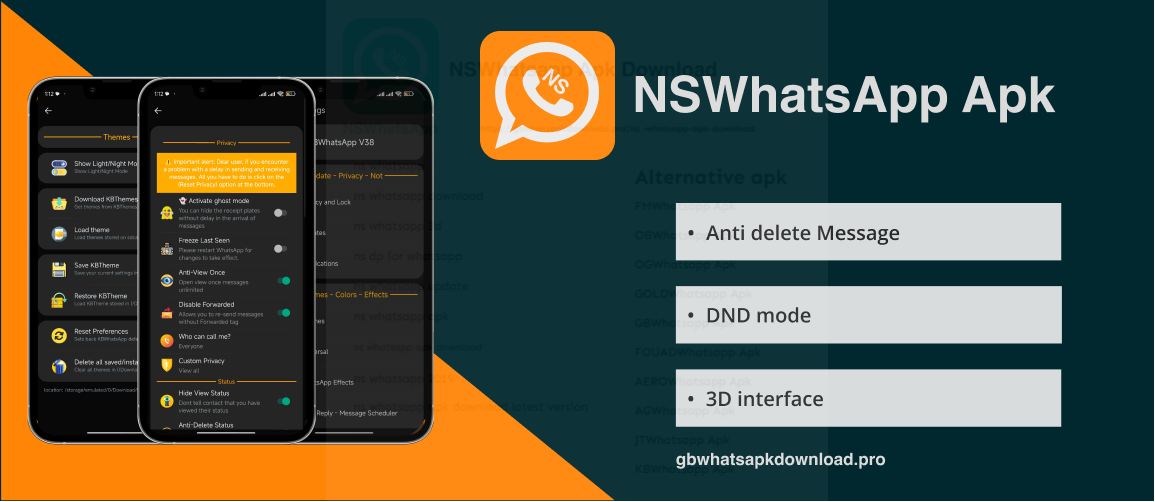 NS whatsapp latest version download What is NS whatsapp