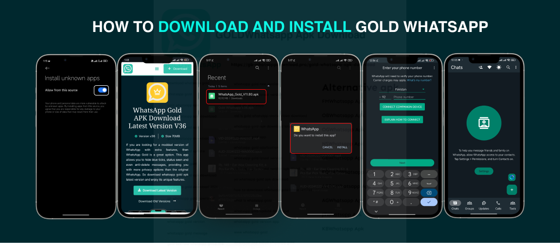 How to download and install Gold whatsapp - step by step guide